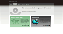 Desktop Screenshot of myiadmin.com